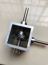 Caja de cambios inversa ángulo recto transmisión engranaje helicoidal turbina 1:2 90 grados Ang