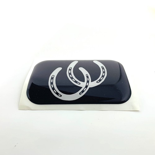 Horseshoes Brown And White Belt Buckle Sticker - Picture 2 of 4