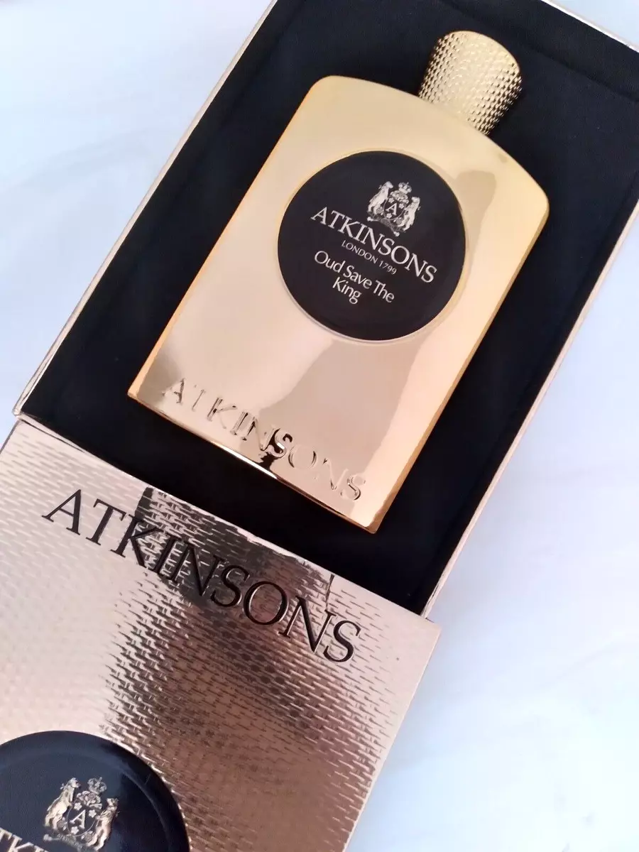 Atkinsons Oud Save The King Eau de Parfum 100ml EDP perfume bottle