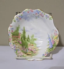 Royal Albert Kentish Rockery Shell Shaped Pin Dish Nut Candy Bowl England 5"