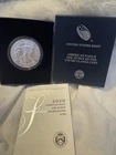 2020-W AMERICAN EAGLE $1 DOLLAR  1 oz SILVER UNCIRCULATED PROOF COIN BOX + COA