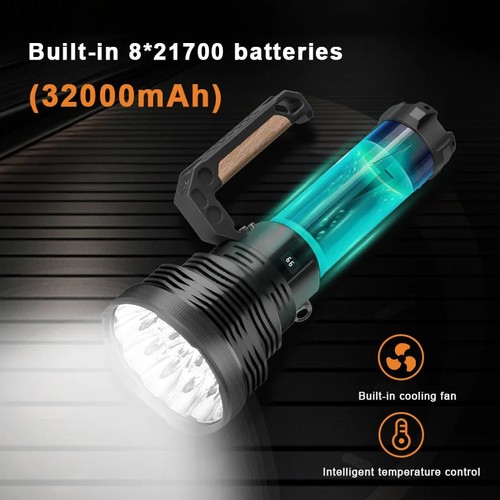 Foco táctico Aeternam W5224 60000 lúmenes USB-C solar recargable 1700 m - Imagen 4 de 6