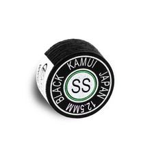 Black Laminated Pool Billiard CUE TIP - 1 pc Super Soft, 12.5 mm 