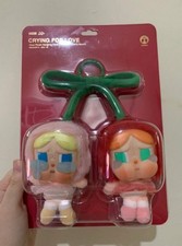 POP MART CRYBABY Crying For Love Plush Pendant Love You Cherry Authentic New