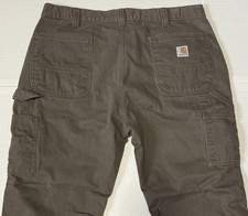 CARHARTT B324-DFE - Men's Relaxed Straight Twill Utility Work Pants - Size 40x32