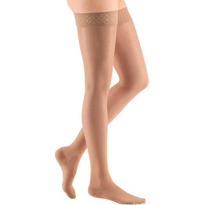 mediven Sheer & Soft Women 15-20 mmHg Closed Toe, Thigh, Top Band, III Petite