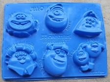 MONSTERS INC Pixar JELLO JIGGLER  JELL-O SHOTS Mold Disney University