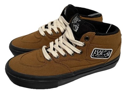 NEW Vans Half Cab Skateboard Skate Shoes Size 6.5 Duck Canvas Brown Comfort