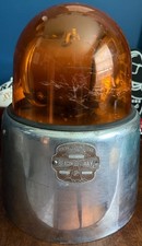 Vintage Federal Signal Beacon Ray Model 17 D Amber Light Late 1950s Works 12v