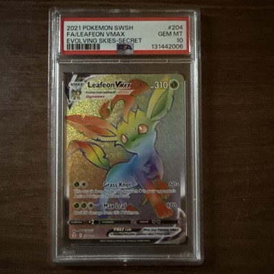 mega leafeon pokemon card - ex 006/131 Prismatic Evolutions Tera Double Rare Encased in a durable acrylic holder to highlight the vibrant artwork of this fan Leafeon VMAX Alt Art Secret