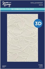 E3D-103 Plaster 3D Embossing Folder from Simon's Birthday Bash Collection by