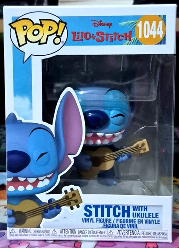 Stitch with Ukulele - Pop Vinyl - 1044 - Lilo & Stitch - Disney - VAULTED