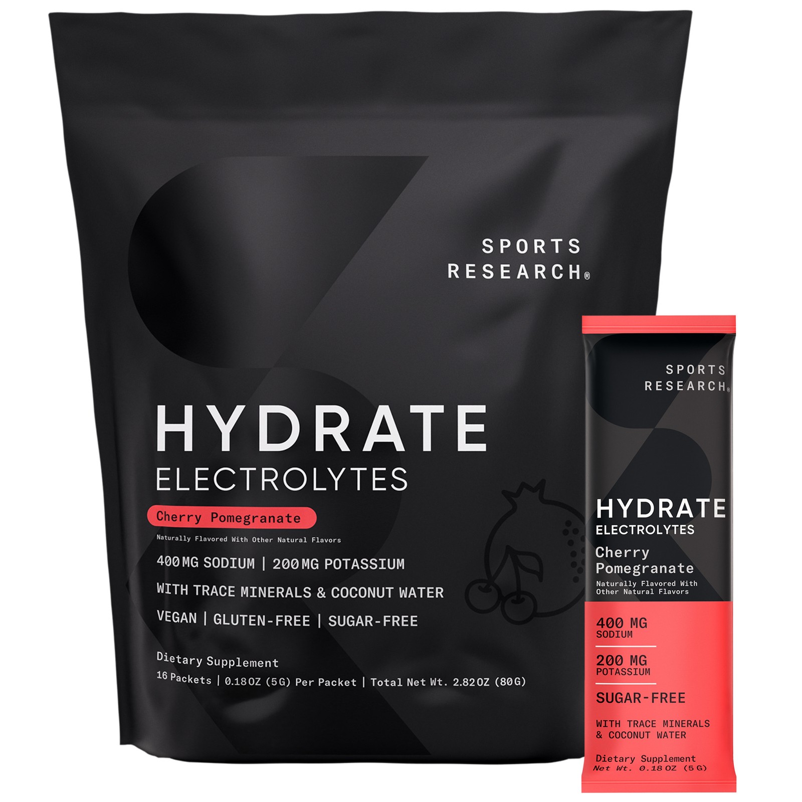 Cherry Pomegranate Electrolyte Powder Packets