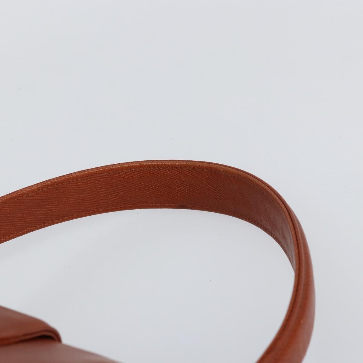 GIVENCHY Hand Bag Leather Brown Gold Auth 159082 — image 8