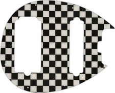 WD Custom Pickguard For Music Man 5 String Sterling 5-HS Bass #CK01 Checkerbo...
