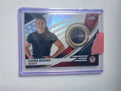 2024 Topps Chrome US Olympics ILONA MAHER Team USA Pieces Patch #USA-IM Relic