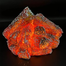 LED Artificial Fire Flame Light, Flameless Fireplace Light LED Fireplace