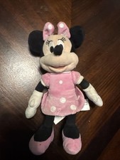 Disney Junior Mickey Mouse Clubhouse Minnie Plush Pink Stuffed Doll 10.5  