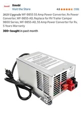 WF-9855 55 Amp Power Converter, Rv Power Converter, WF-9855-AD