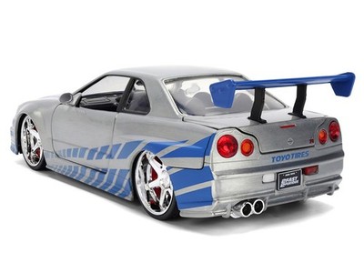 Jada 1:24 Fast & Furious 25th Anniversary Brian's 2002 Nissan GT-R