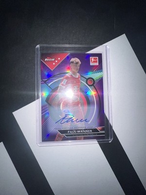 Paul Wanner /99 Auto Refractor Autograph 2023 Topps Finest Bundesliga UCC UEFA
