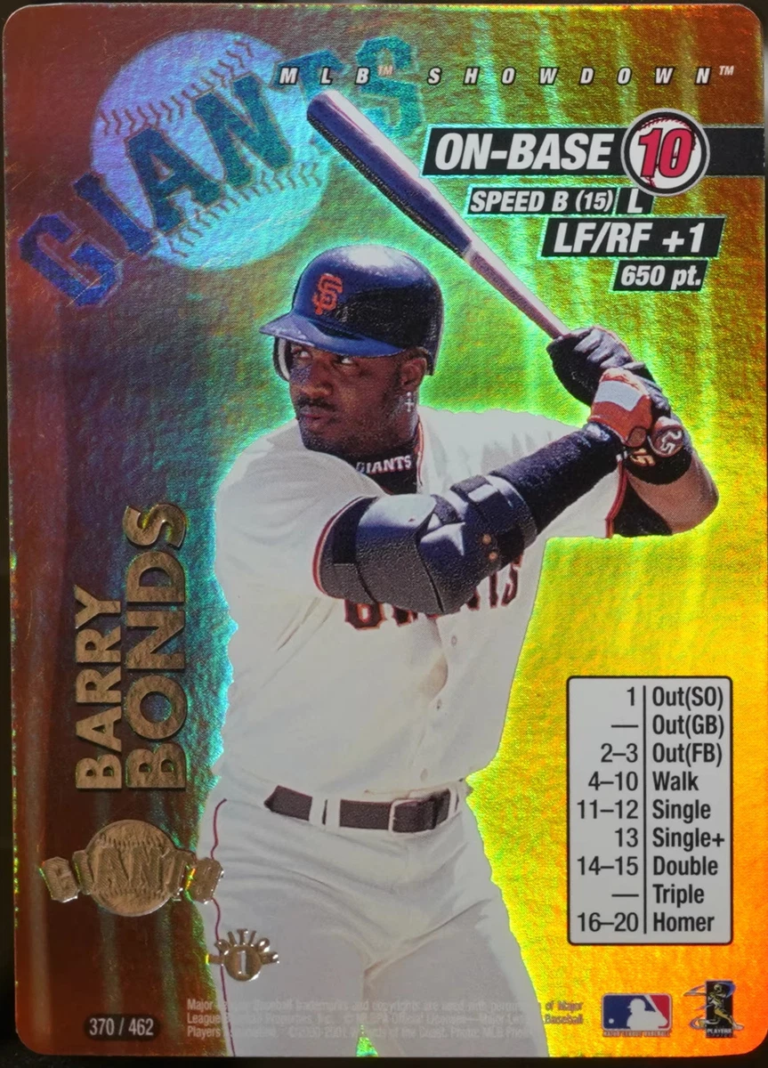 2001 MLB Showdown - Barry Bonds #370 for sale | eBay