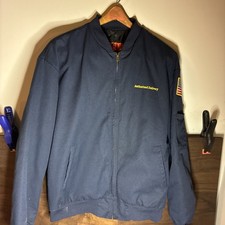 Vintage Red Kap Bomber Jacket - Size L - 90s Workwear Jacket Quilt Lined Jacket