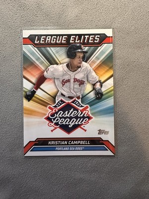 Kristian Campbell 2025 Topps Pro Debut #LE-9 Portland Sea Dogs League Elites
