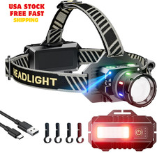 Lampara De Cabeza Linterna Frontal Recargable L mpara Luz LED Faros Para Cazeria