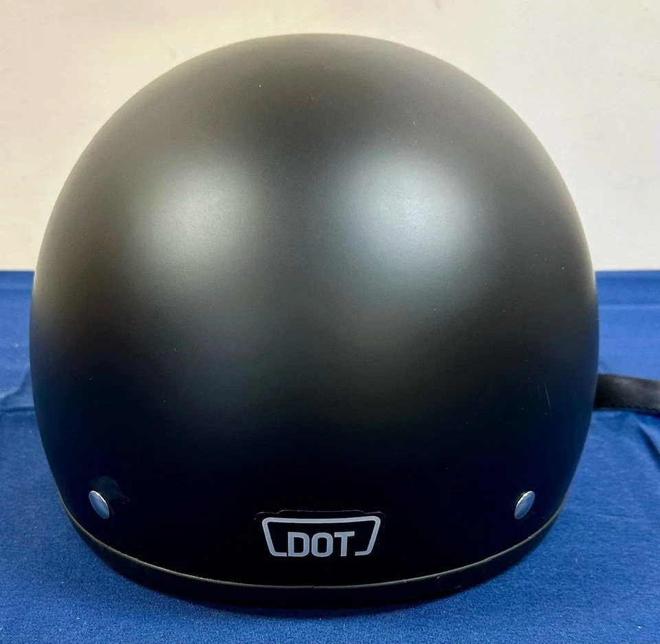 Medio casco plano negro HJC CS-2N talla grande Foto 4 de 4