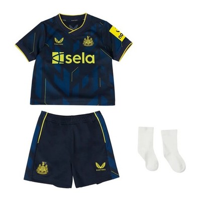 Newcastle United 2023/24 Baby Third Mini Kit Full Set 9-12 Monate - Brandneu