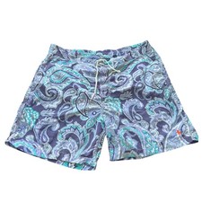 Polo Ralph Lauren Paisley Swim Trunks Shorts Mens XL Vintage Boho Style Funky