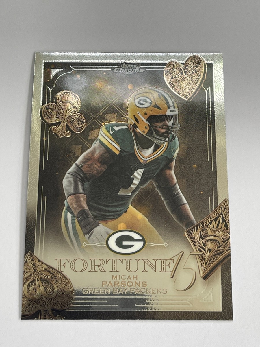 2025 Topps Chrome Packers Micah Parsons Fortune 15 Insert #F15-11