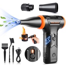 Electric Air Duster- 110000RPM 50m/s Super Power Compressed Air, Variable Spe...