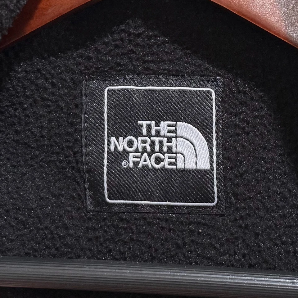 Chaqueta Polartec polar negra talla grande Denali para hombre The North Face TNF Foto 3 de 4