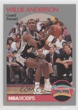 1990-91 NBA Hoops Willie Anderson #263 0x2f