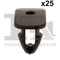 Fa1 21-10030.25 Clip Zier-/Schutzleiste Schwarz LäNge 18 Mm FüR Peugeot