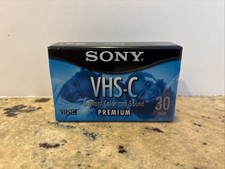 Sony VHS-C Tape 30 Minute Brand New Sealed Premium