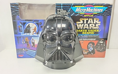 1994 Star Wars Micro Machines Darth Vader Bespin Transforming Action Set BITTE