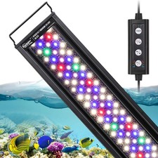 hygger 22W 24/7 Lighting Aquarium LED Light, Sunrise-Daylight-Moonlight Mode ...