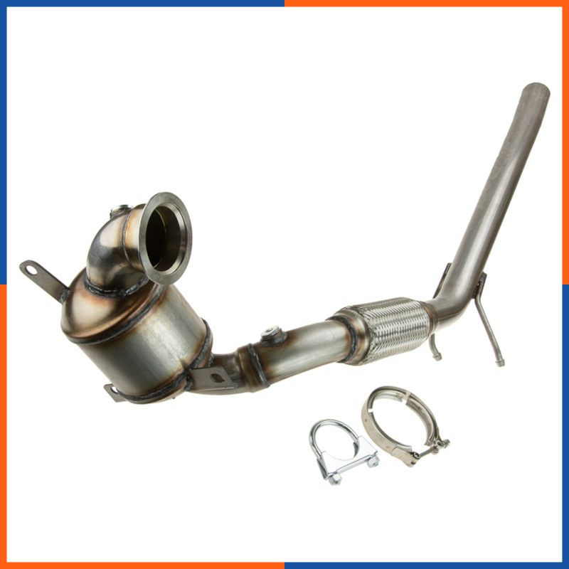 Catalizzatore KAT Audi anti-contre-visite technique, pièces 28682 et KAT-VW-010