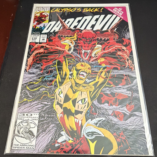 Daredevil #310 (1992) Marvel Comics, Calypso's Back! Anniversary Issue