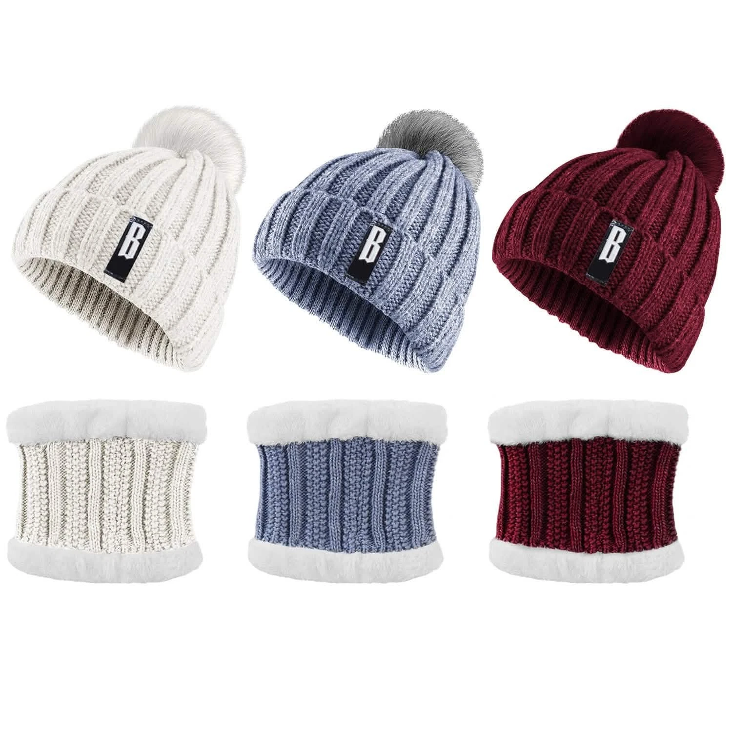 Winter Beanie Hat Scarf Set for Women
Opens in a new window or tab
