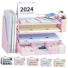 Desk Organizers and Accessories, Desk Accessories Workspace Organizers Pink