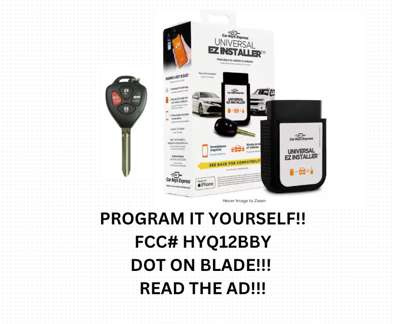 DIY BUNDLE 2006-2010 TOYOTA CAMRY REMOTE KEY HYQ12BBY DOT CHIP