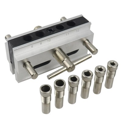 Self Centering Doweling Jig Metric Inch Drill Bushing Guide Woodworking Tool