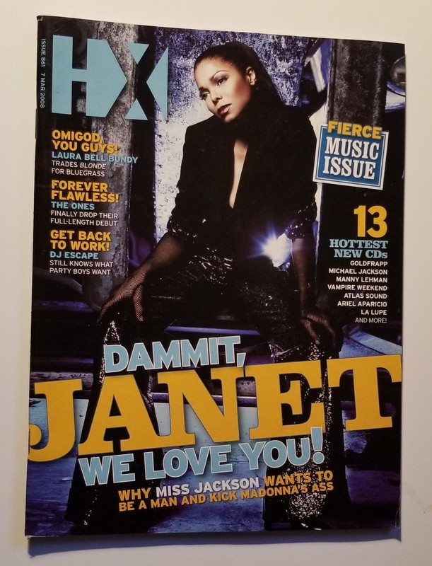 HX Magazine ISSUE #861 March 2008 JANET JACKSON The ONES DJ Escape GAY LIFESTYLE