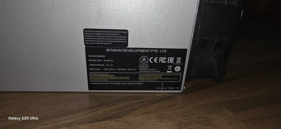Bitmain Antminer S19k Pro ASIC Miner - Bild 3 von 3