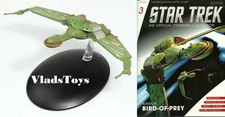 Eaglemoss Diecast Star Trek Klingon Bird-of-Prey 03 with Magazine