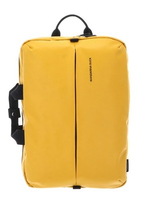 MANDARINA DUCK Eco Coated Backpack Rucksack Rucksack Duck Yellow dunkelgelb Neu